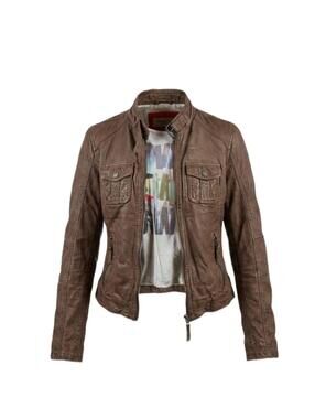 Oakwood leather brown jacket (size m)